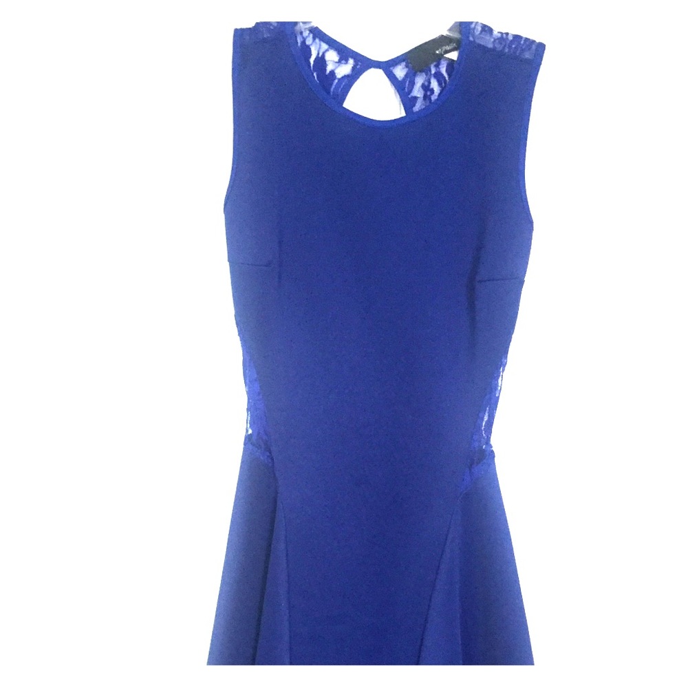 Royal Blue Short Skater Girl Dress
